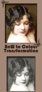 Art Deco Photo Restoring -  Digital Photo Colouring - Telford